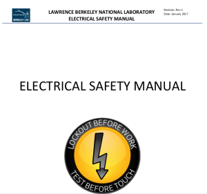 Safety Manual By LBNL